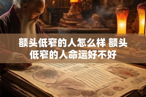 额头低窄的人怎么样 额头低窄的人命运好不好 额头低窄的人怎么样 额头低窄的人命运好不好