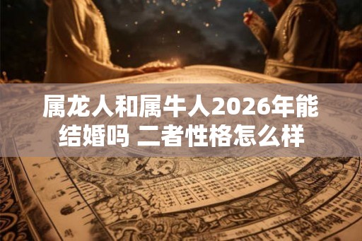 属龙人和属牛人2026年能结婚吗 二者性格怎么样