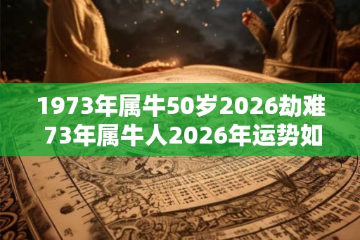 1973年属牛50岁2026劫难 73年属牛人2026年运势如何 1973年属牛50岁2026劫难 73年属牛人2026年运势如何