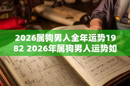 2026属狗男人全年运势1982 2026年属狗男人运势如何