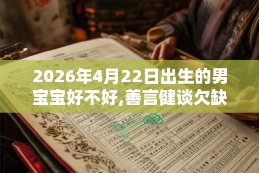 2026年4月22日出生的男宝宝好不好,善言健谈欠缺沉着