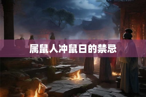 属鼠人冲鼠日的禁忌 属鼠人冲鼠日的禁忌