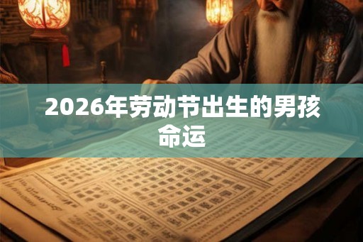 2026年劳动节出生的男孩命运