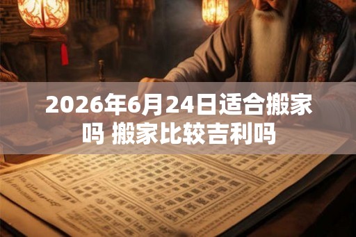 2026年6月24日适合搬家吗 搬家比较吉利吗 2026年6月24日适合搬家吗 搬家比较吉利吗