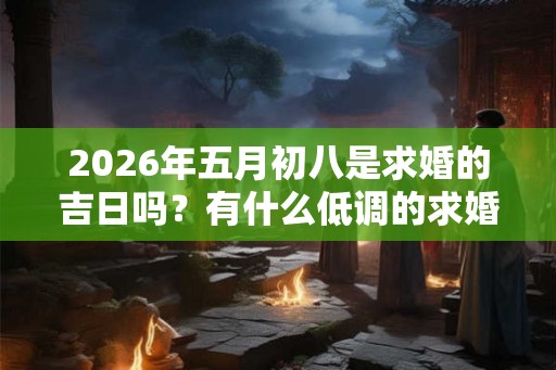 2026年五月初八是求婚的吉日吗？有什么低调的求婚方式？