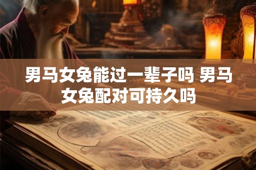男马女兔能过一辈子吗 男马女兔配对可持久吗