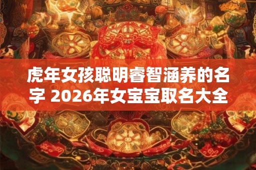 虎年女孩聪明睿智涵养的名字 2026年女宝宝取名大全