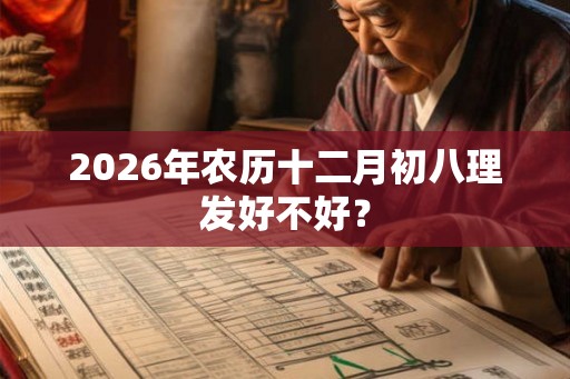 2026年农历十二月初八理发好不好？