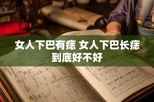 女人下巴有痣 女人下巴长痣到底好不好