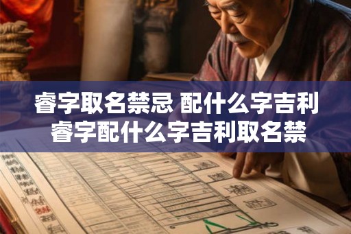睿字取名禁忌 配什么字吉利 睿字配什么字吉利取名禁忌有哪些