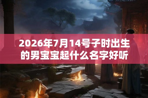 2026年7月14号子时出生的男宝宝起什么名字好听