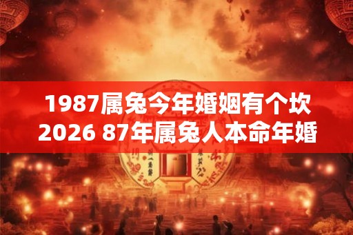 1987属兔今年婚姻有个坎2026 87年属兔人本命年婚姻运势