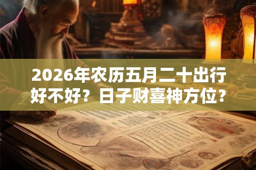 2026年农历五月二十出行好不好？日子财喜神方位？