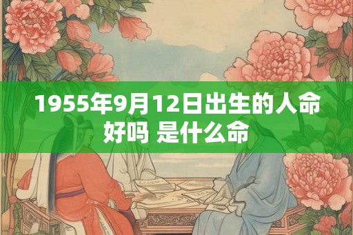 1955年9月12日出生的人命好吗 是什么命