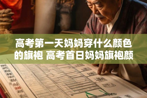 高考第一天妈妈穿什么颜色的旗袍 高考首日妈妈旗袍颜色何色