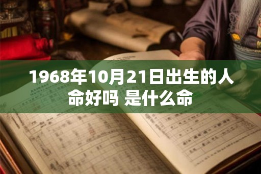 1968年10月21日出生的人命好吗 是什么命