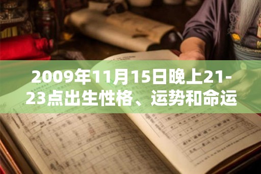 2009年11月15日晚上21-23点出生性格、运势和命运