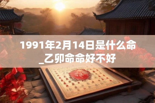 1991年2月14日是什么命_乙卯命命好不好