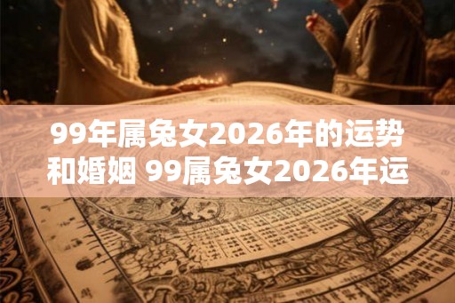 99年属兔女2026年的运势和婚姻 99属兔女2026年运势及婚姻如何 99年属兔女2026年的运势和婚姻 99属兔女2026年运势及婚姻如何