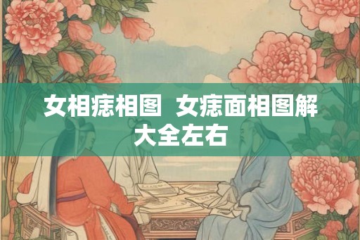 女相痣相图 女痣面相图解大全左右 女相痣相图 女痣面相图解大全左右