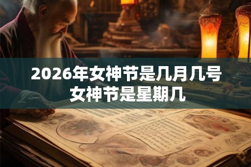 2026年女神节是几月几号 女神节是星期几