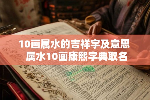 10画属水的吉祥字及意思  属水10画康熙字典取名
