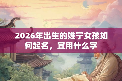 2026年出生的姓宁女孩如何起名，宜用什么字