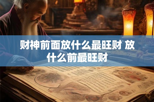 财神前面放什么最旺财 放什么前最旺财