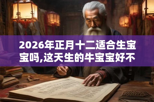 2026年正月十二适合生宝宝吗,这天生的牛宝宝好不好