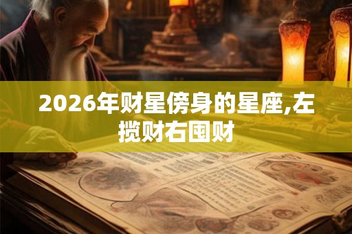 2026年财星傍身的星座,左揽财右囤财