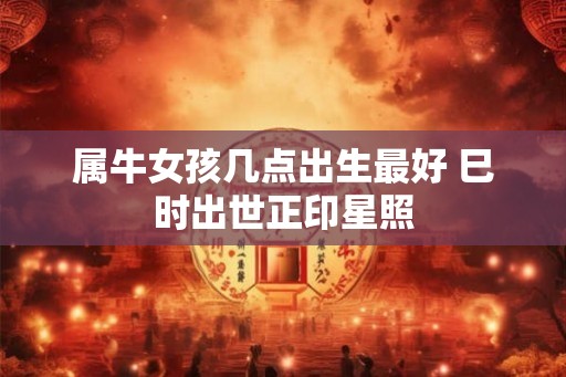 属牛女孩几点出生最好 巳时出世正印星照