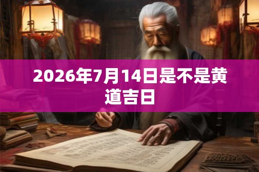 2026年7月14日是不是黄道吉日