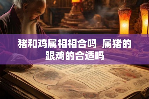猪和鸡属相相合吗  属猪的跟鸡的合适吗