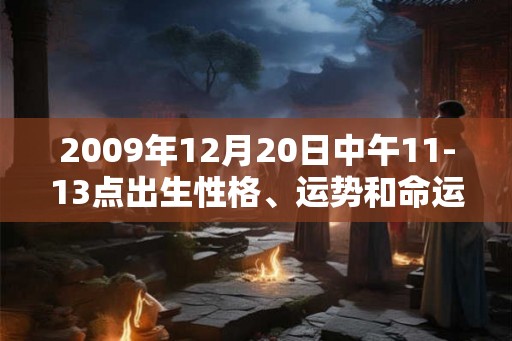 2009年12月20日中午11-13点出生性格、运势和命运 2009年12月20日中午11-13点出生性格、运势和命运