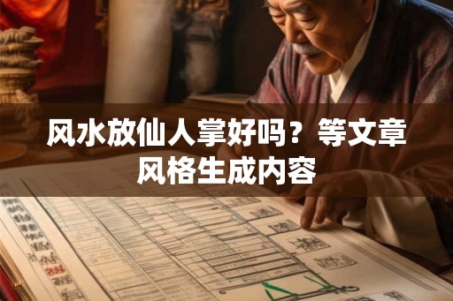 风水放仙人掌好吗？等文章风格生成内容