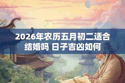 2026年农历五月初二适合结婚吗 日子吉凶如何