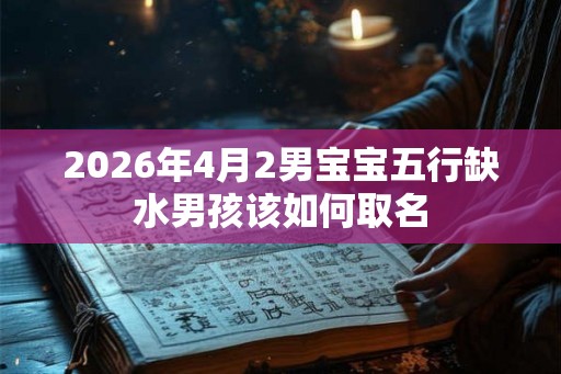 2026年4月2男宝宝五行缺水男孩该如何取名