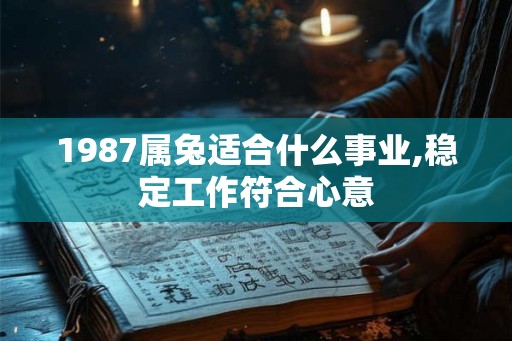1987属兔适合什么事业,稳定工作符合心意