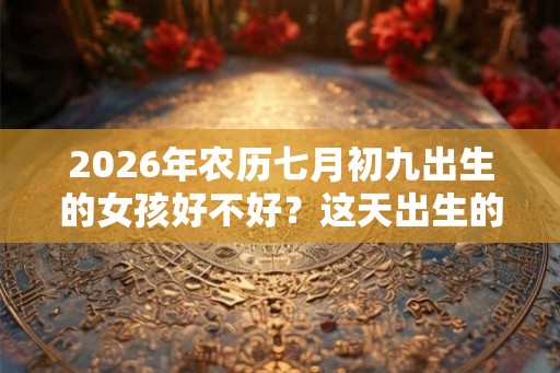 2026年农历七月初九出生的女孩好不好？这天出生的命运如何？