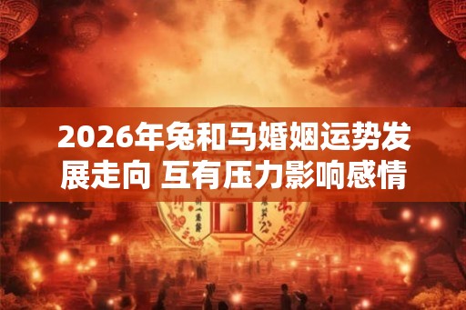 2026年兔和马婚姻运势发展走向 互有压力影响感情