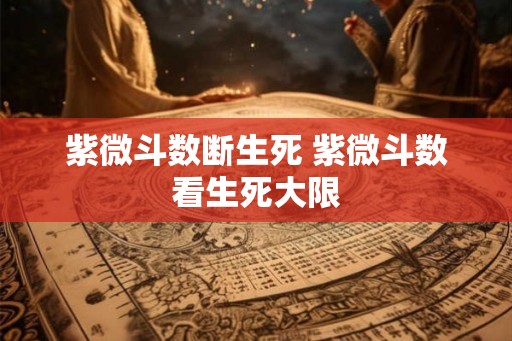 紫微斗数断生死 紫微斗数看生死大限