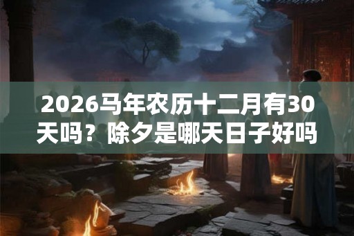 2026马年农历十二月有30天吗？除夕是哪天日子好吗？