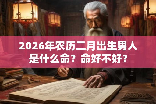 2026年农历二月出生男人是什么命？命好不好？