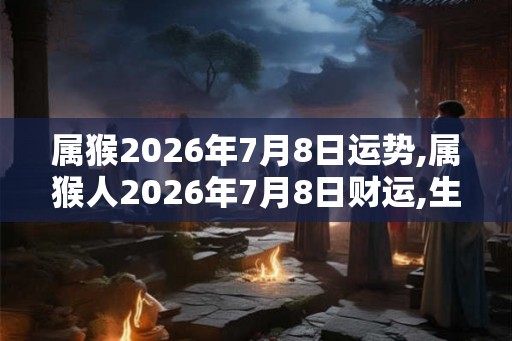 属猴2026年7月8日运势,属猴人2026年7月8日财运,生肖猴2026年7月8日运势
