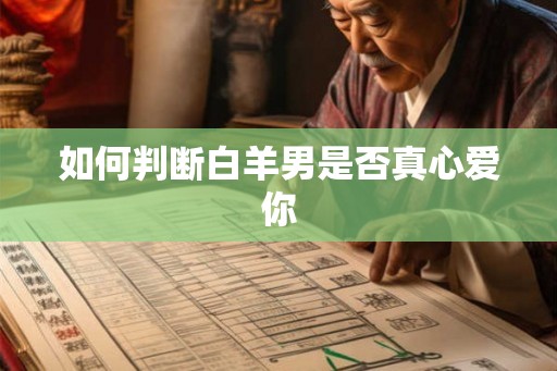 如何判断白羊男是否真心爱你 如何判断白羊男是否真心爱你