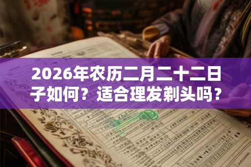 2026年农历二月二十二日子如何？适合理发剃头吗？