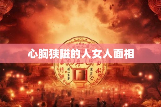 心胸狭隘的人女人面相