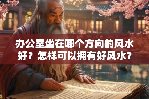 办公室坐在哪个方向的风水好?怎样可以拥有好风水? 办公室坐在哪个方向的风水好?怎样可以拥有好风水?