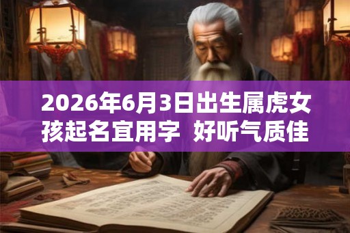 2026年6月3日出生属虎女孩起名宜用字 好听气质佳的名字 2026年6月3日出生属虎女孩起名宜用字 好听气质佳的名字