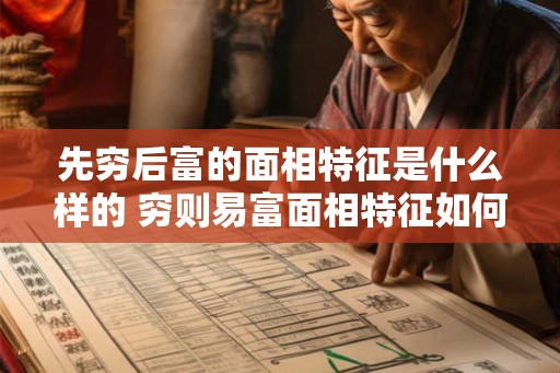 先穷后富的面相特征是什么样的 穷则易富面相特征如何 先穷后富的面相特征是什么样的 穷则易富面相特征如何